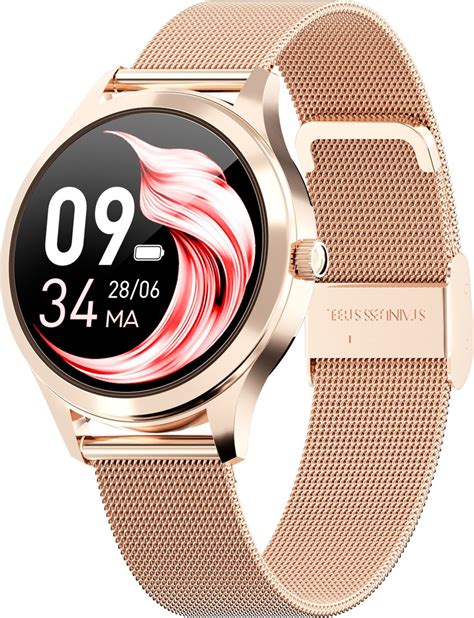 Actyve Smartwatch Dames Rosé Goud .